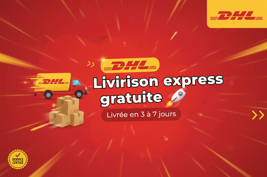 🚀 DHL Livraison express gratuite → Livrée en 3 à 7 jours